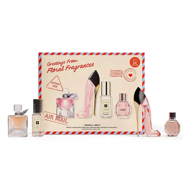 Set Nước Hoa Nữ Macy's Floral Mini Fragrance Set 4 Món
