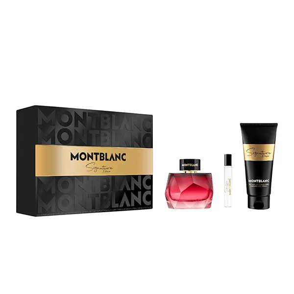 Set Nước Hoa Nữ Montblanc Signature Elixir EDP 3 Món (90ml + Mini 7.5ml + Body Lotion 100ml)