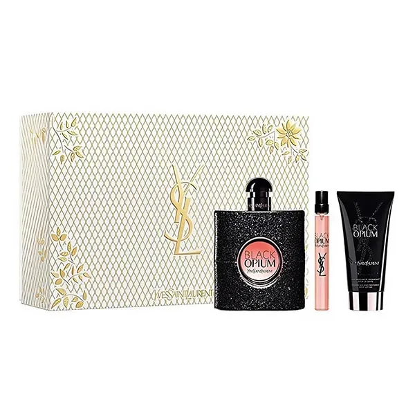 Set Nước Hoa Nữ Yves Saint Laurent YSL Black Opium (EDP 90ml + Mini 10ml + Body Lotion 50ml)