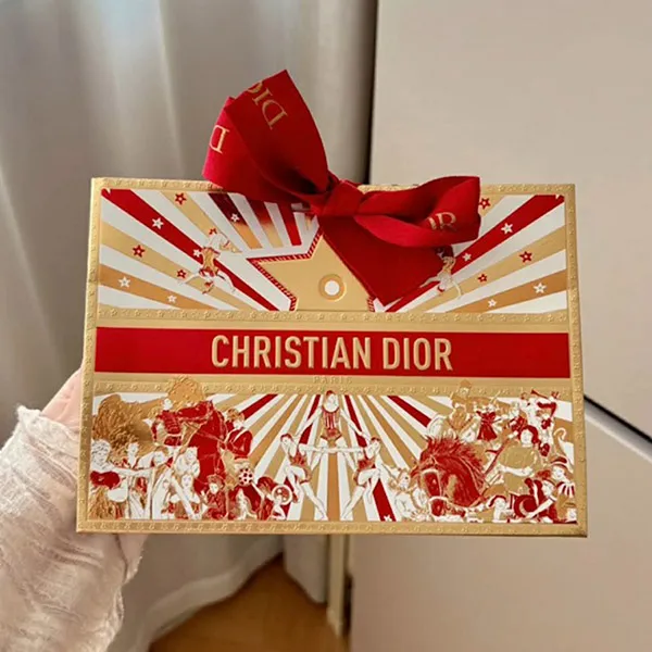 Set Son Dior Rouge Dior Limited Edition Lunar New Year 2026 (Dior 999 + 8 Bao Lì Xì + Túi Giấy)
