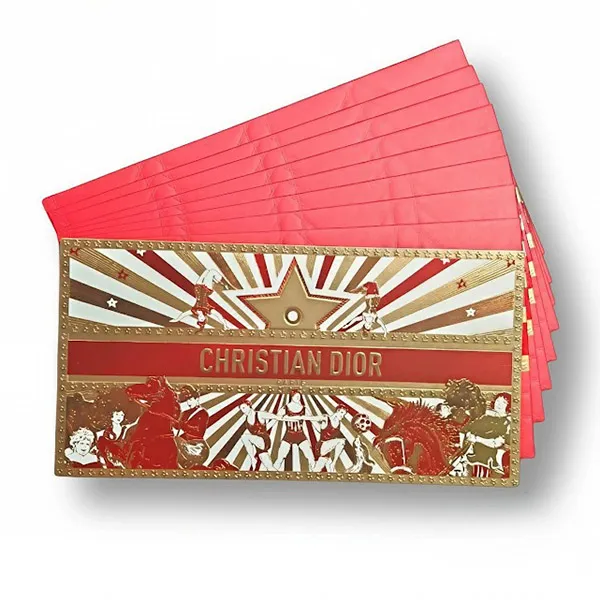 Set Son Dior Rouge Dior Limited Edition Lunar New Year 2026 (Dior 999 + 8 Bao Lì Xì + Túi Giấy)