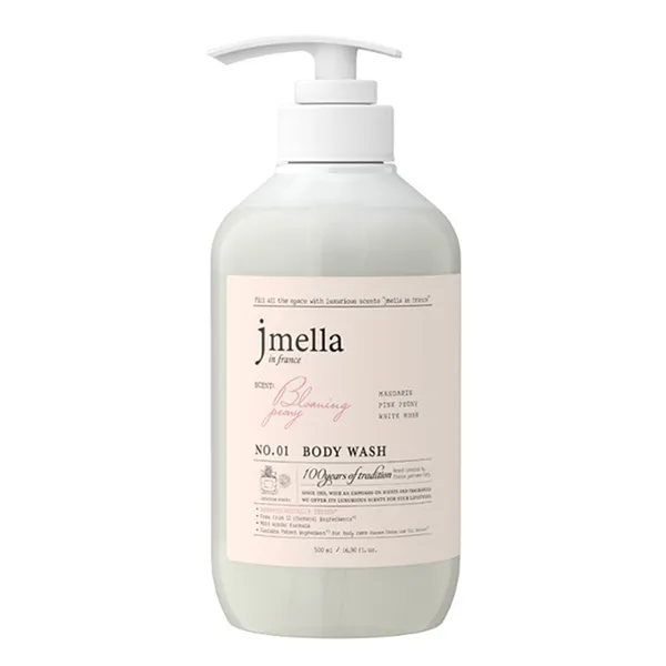 Set Sữa Tắm Cấp Ẩm Mịn Da Jmella In France No.01 Blooming Peony Body Wash 3 Món