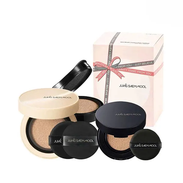 Set Trang Điểm Jung Saem Mool Essential Skin 4 Món Tone 21 Sáng Tự Nhiên