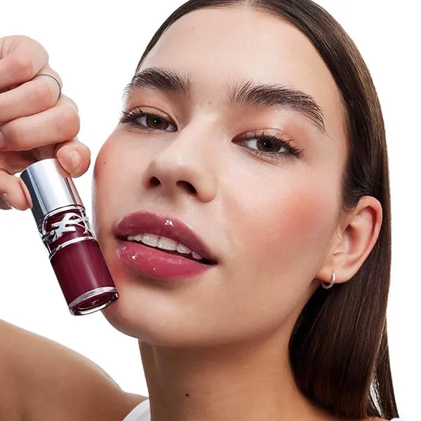 Son Bóng YSL Loveshine Plumping Lip Oil Gloss 08 Purple Dream Lipstick Màu Tím Mận