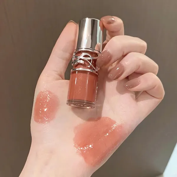 Son Bóng Yves Saint Laurent YSL Loveshine Plumping Lip Oil Gloss 05 California Sunshine Lipstick Màu Cam Đào