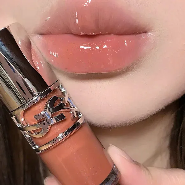 Son Bóng Yves Saint Laurent YSL Loveshine Plumping Lip Oil Gloss 05 California Sunshine Lipstick Màu Cam Đào