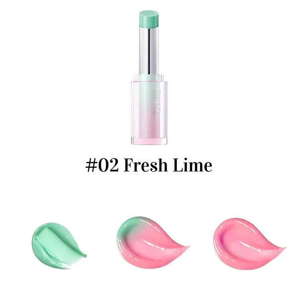 Son Dưỡng Clio Crystal Balm Plumper 02 Fresh Lime Màu Hồng Sữa