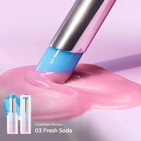 Son Dưỡng Clio Crystal Balm Plumper 03 Fresh Soda Màu Hồng Tím