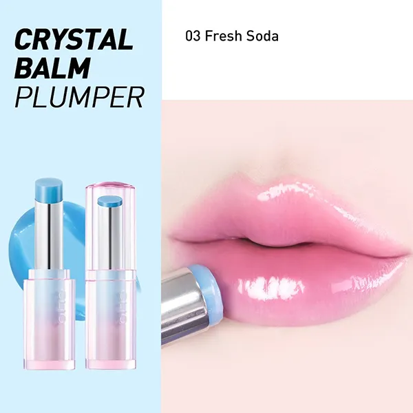 Son Dưỡng Clio Crystal Balm Plumper 03 Fresh Soda Màu Hồng Tím