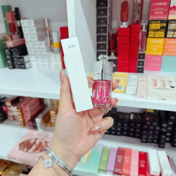Son Dưỡng Dior Addict Lip Glow Oil 007 Raspberry Màu Hồng Dâu 6ml (Tester)