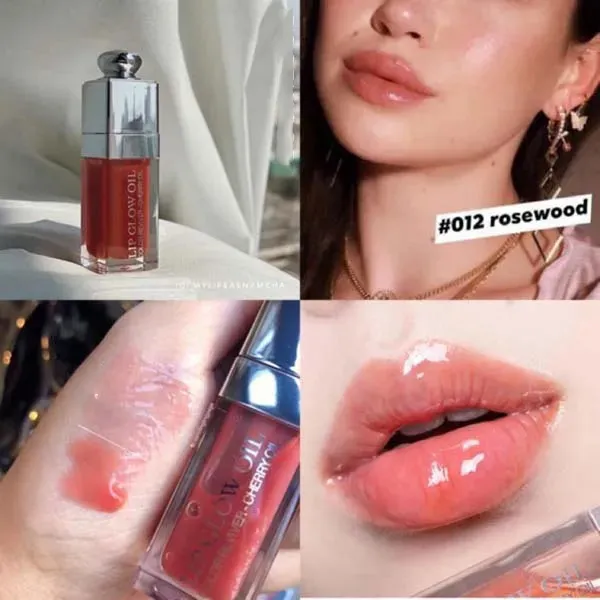 Son Dưỡng Dior Addict Lip Glow Oil 012 Rosewood Màu Hồng Gỗ