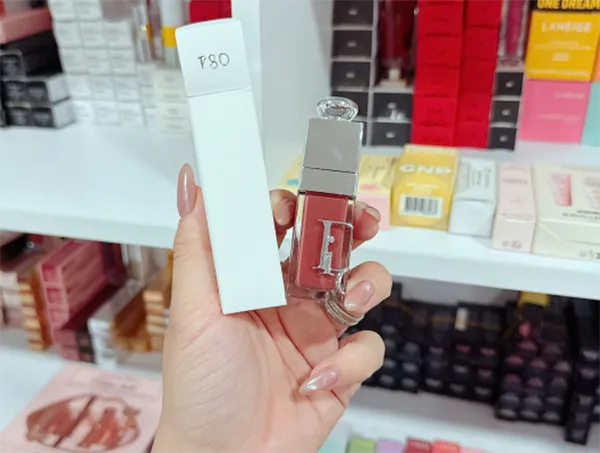 Son Dưỡng Dior Addict Lip Glow Oil 081 Latte Màu Nude Hồng 6ml (Tester)