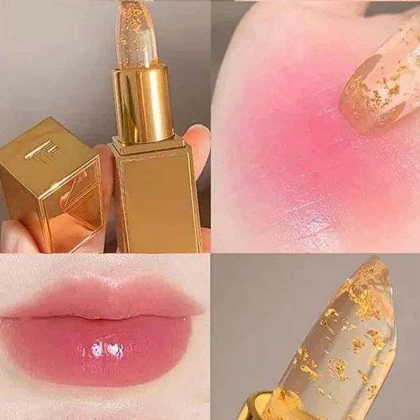 Son Dưỡng Tom Ford 24k Gold Lip Blush Z09 Soleil Màu Hồng 3g