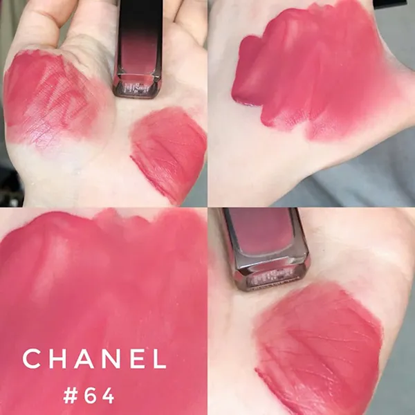 Son Kem Chanel Rouge Allure Laque 64 Exigence Quyến Rũ Màu Hồng Hoa Khô Cuốn Hút 5.5ml