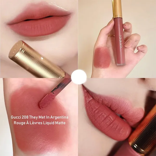 Son Kem Lì Gucci They Met In Argentina 208 Màu Hồng Đất