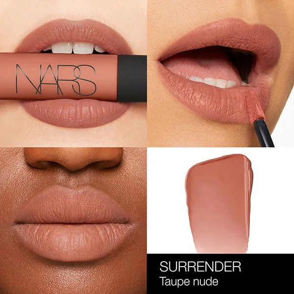 Son Kem Nars Air Matte Lip Color Surrender Màu Nâu Nude