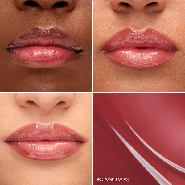Son Kem Sephora Collection Outrageous Plump Hydrating Lip Gloss 05 Plump It Up Red Màu Hồng Đỏ 6ml