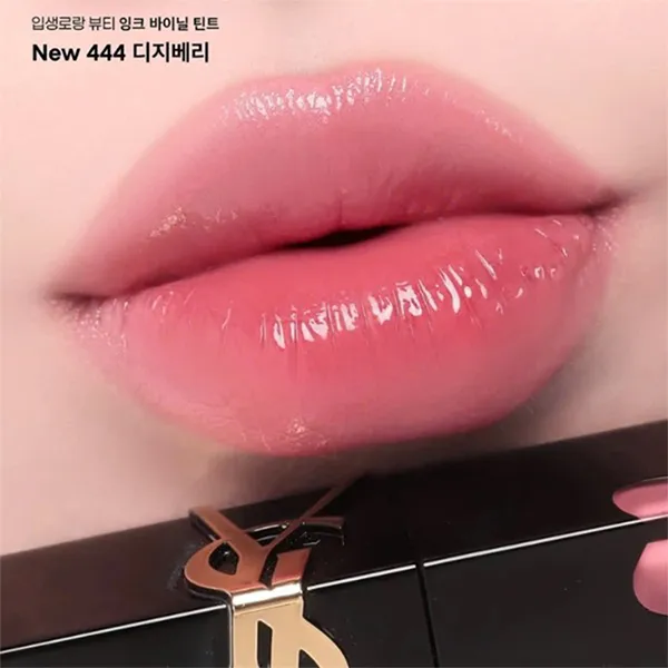 Son Kem Yves Saint Laurent YSL The Inks Vinyl Cream 444 Dizzy Berry Màu Đỏ Mận