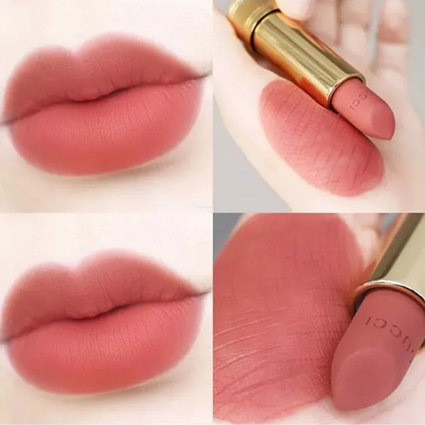 Son Lì Gucci Rouge Lip Matte 208 They Met In Argentina Màu Hồng Đất