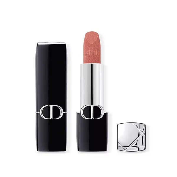 Son Mini Dior Rouge Dior Couture Velvet 100 Nude Look Màu Hồng Nude Đất 1.5g