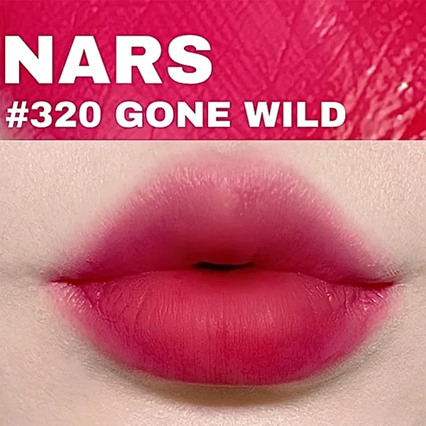 Son Nars Air Matte Ultra Lip Tint 320 Gold Wild Màu Đỏ Hồng