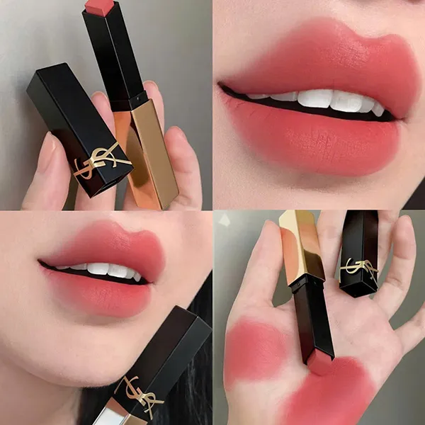 Son Yves Saint Laurent YSL The Slim Couture Matte Lipstick Màu 28 Pink Palace Hồng San Hô