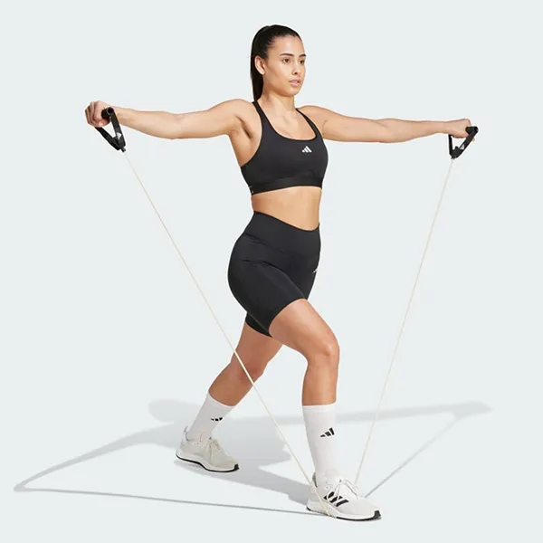 Quần Legging Nữ Adidas Optime Essentials 7In Short IT2281 Màu Đen Size S