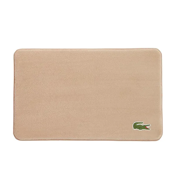 Thảm Sàn Lacoste Crocodile Memory Foam Bath Rug R16752N151930NT Sand Màu Vàng Cát