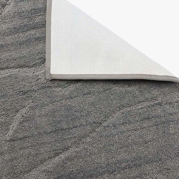 Thảm Sàn Lacoste Heritage Bath Rug 4000000812 Meteorite Màu Xám Đậm