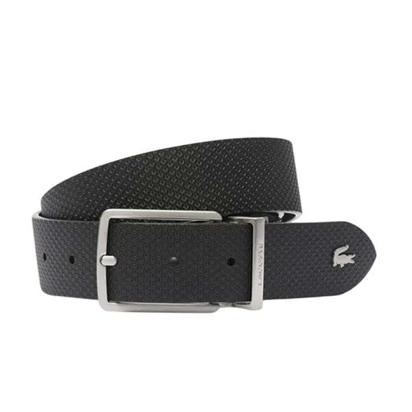 Thắt Lưng Nam Lacoste Chantaco Reversible Leather Belt RC4085 000 Màu Đen Size 110