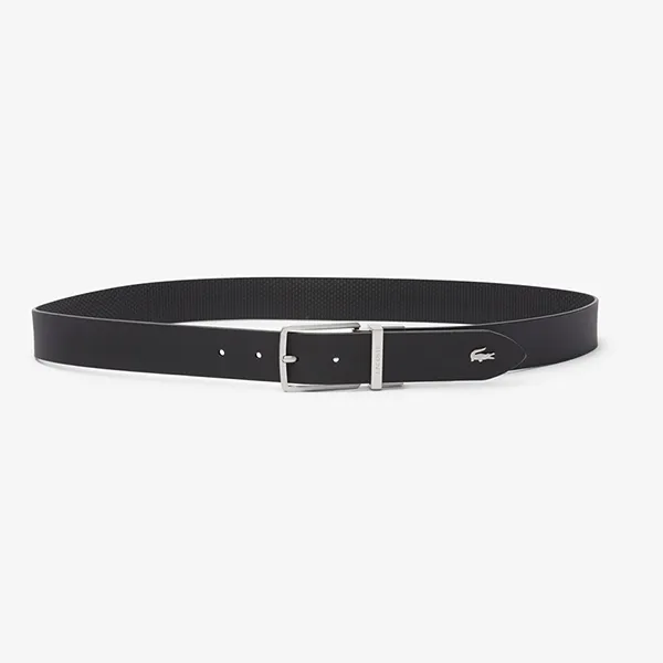 Thắt Lưng Nam Lacoste Chantaco Reversible Leather Belt RC4085 000 Màu Đen Size 110