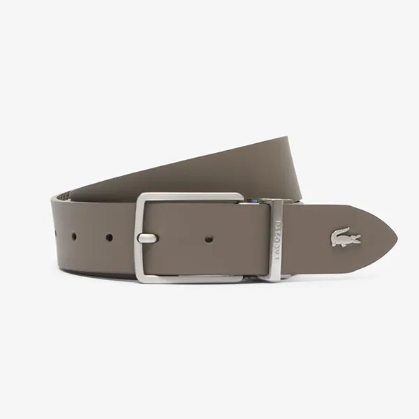 Thắt Lưng Nam Lacoste Chantaco Reversible Leather Belt RC4085 Q80 Màu Nâu Size 110