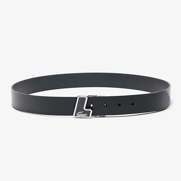 Thắt Lưng Nam Lacoste Leather Belt RC4086 000 Màu Đen Size 115