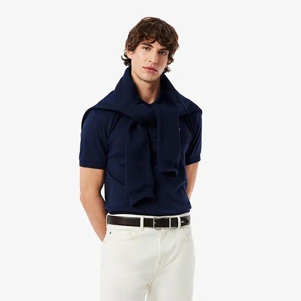 Thắt Lưng Nam Lacoste Reversible Leather Belt RC4097 M84 Hai Mặt Màu Nâu/Đen Size 110