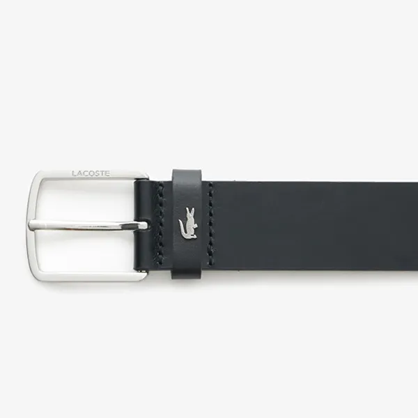 Thắt Lưng Nam Lacoste Smooth Leather Belt RC4082 000 Màu Đen Size 100