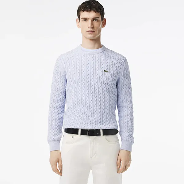 Thắt Lưng Nam Lacoste Smooth Leather Belt RC4082 000 Màu Đen Size 100