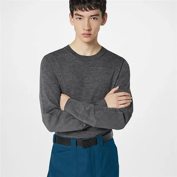 Thắt Lưng Nam Louis Vuitton LV Aerogram 35mm Belt M0425 126802319 Màu Đen Size 90