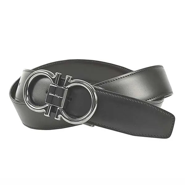 Thắt Lưng Nam Salvatore Ferragamo 679938 694531 Belt Men's Black Bản 3.5cm Màu Đen Size 100