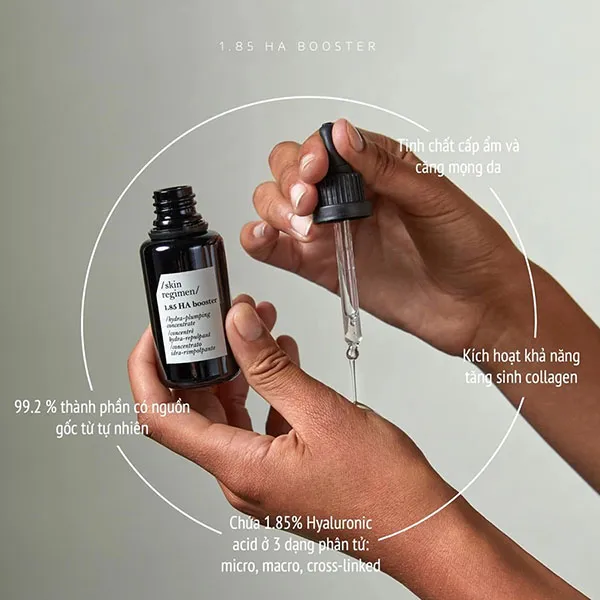 Tinh Chất Hỗ Trợ Cấp Ẩm & Căng Mọng Da Comfort Zone Skin Regimen 1.85 HA Booster 25ml