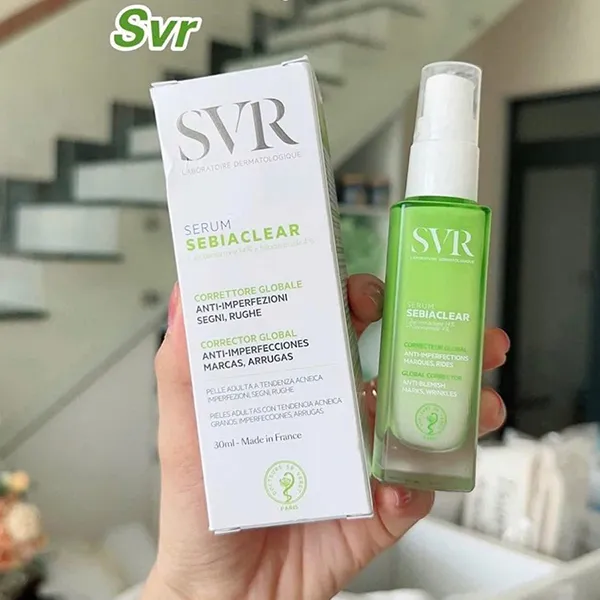 Tinh Chất Hỗ Trợ Giảm Mụn, Giảm Thâm SVR Sebiaclear Serum 30ml