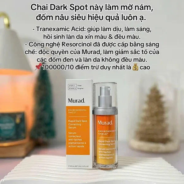 Tinh Chất Hỗ Trợ Giảm Thâm Nám Da Murad E-Shield Rapid Dark Spot Correcting Serum 30ml