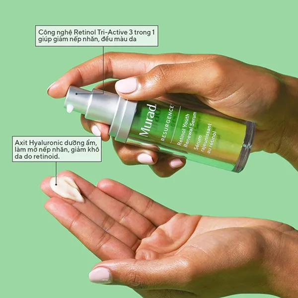 Tinh Chất Hỗ Trợ Làm Căng Bóng Trẻ Hoá Da Murad Retinol Youth Renewal Serum 30ml
