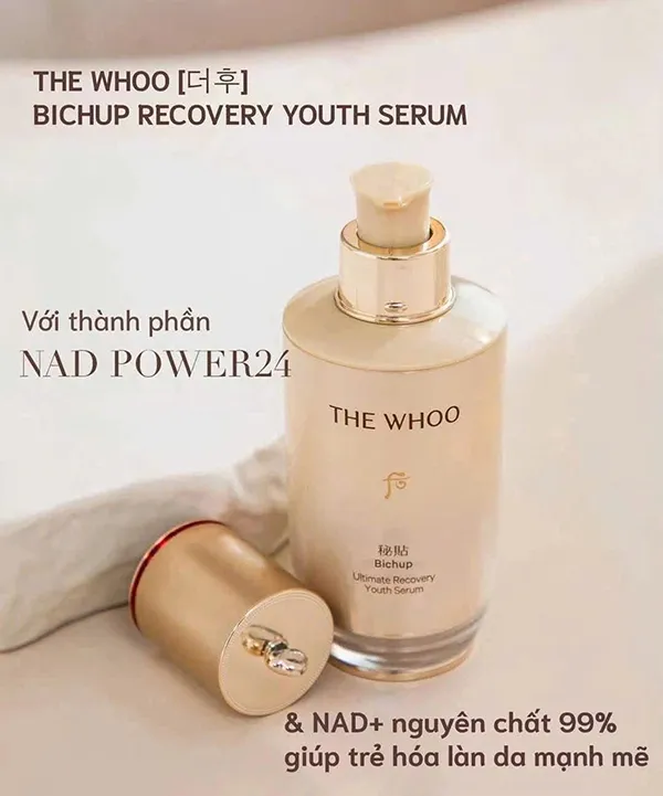 Tinh Chất Hỗ Trợ Trẻ Hoá Da Whoo Bichup Ultimate Recovery Youth Serum 50ml (không hộp)