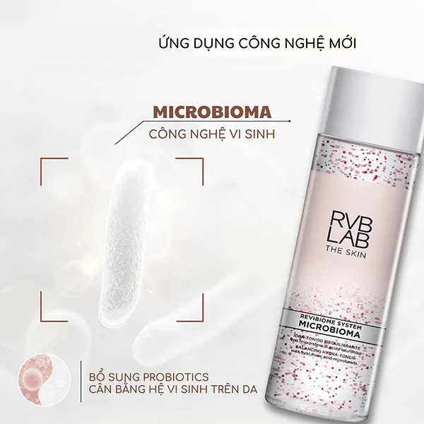 Toner Hỗ Trợ Cân Bằng Và Dưỡng Ẩm RVB Microbioma Balancing Hydra-Toner 200ml