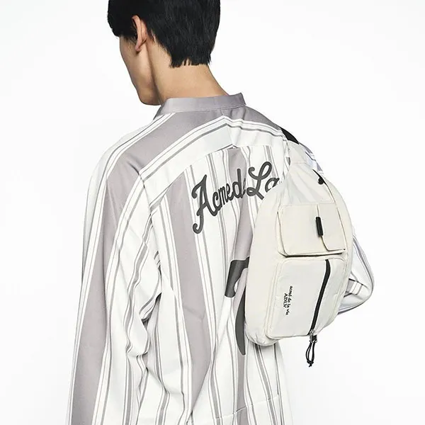 Túi Đeo Chéo Acmé De La Vie ADLV Korea - Ripstop Travel Waist Bag Màu Trắng