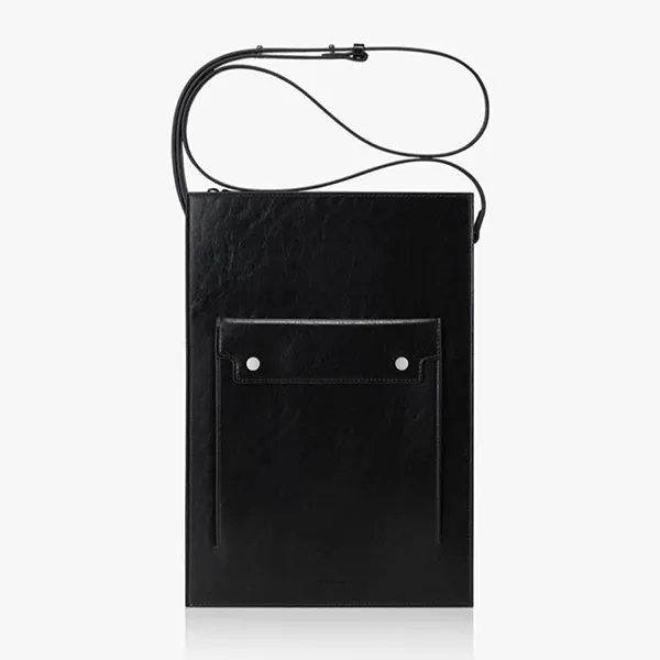 Túi Đeo Chéo Find Kapoor Korea Marc Flat Bag 24 Black Màu Đen