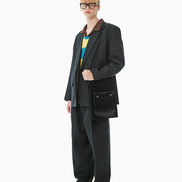 Túi Đeo Chéo Find Kapoor Korea Marc Flat Bag 24 Black Màu Đen