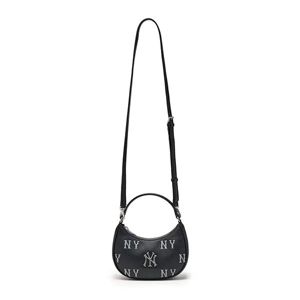 Túi Đeo Chéo MLB Classic Monogram Embo Mini Crossbody Bag New York Yankees 3ACRMM16N-50BKS Màu Đen