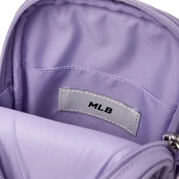 Túi Đeo Chéo MLB Kids Diamond Monogram Mini Crossbody Bag Boston Red Sox 7ACRMD25N-43LDL Màu Tím