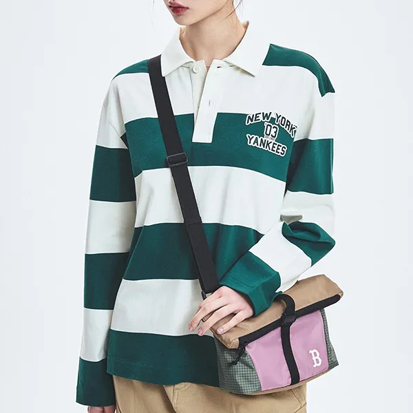 Túi Đeo Chéo MLB Korea Basic Golf Core Crossbody Bag Boston Red Sox 3ACRB025N-43PKP Màu Hồng Nâu